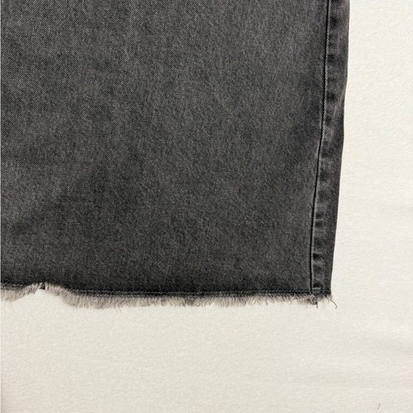 We The Free Gray Denim Maxi Skirt Size 8 - Picture 2 of 4